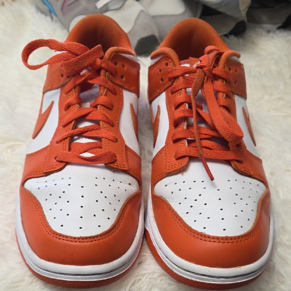 Nike Athletic Shoes Orange and White